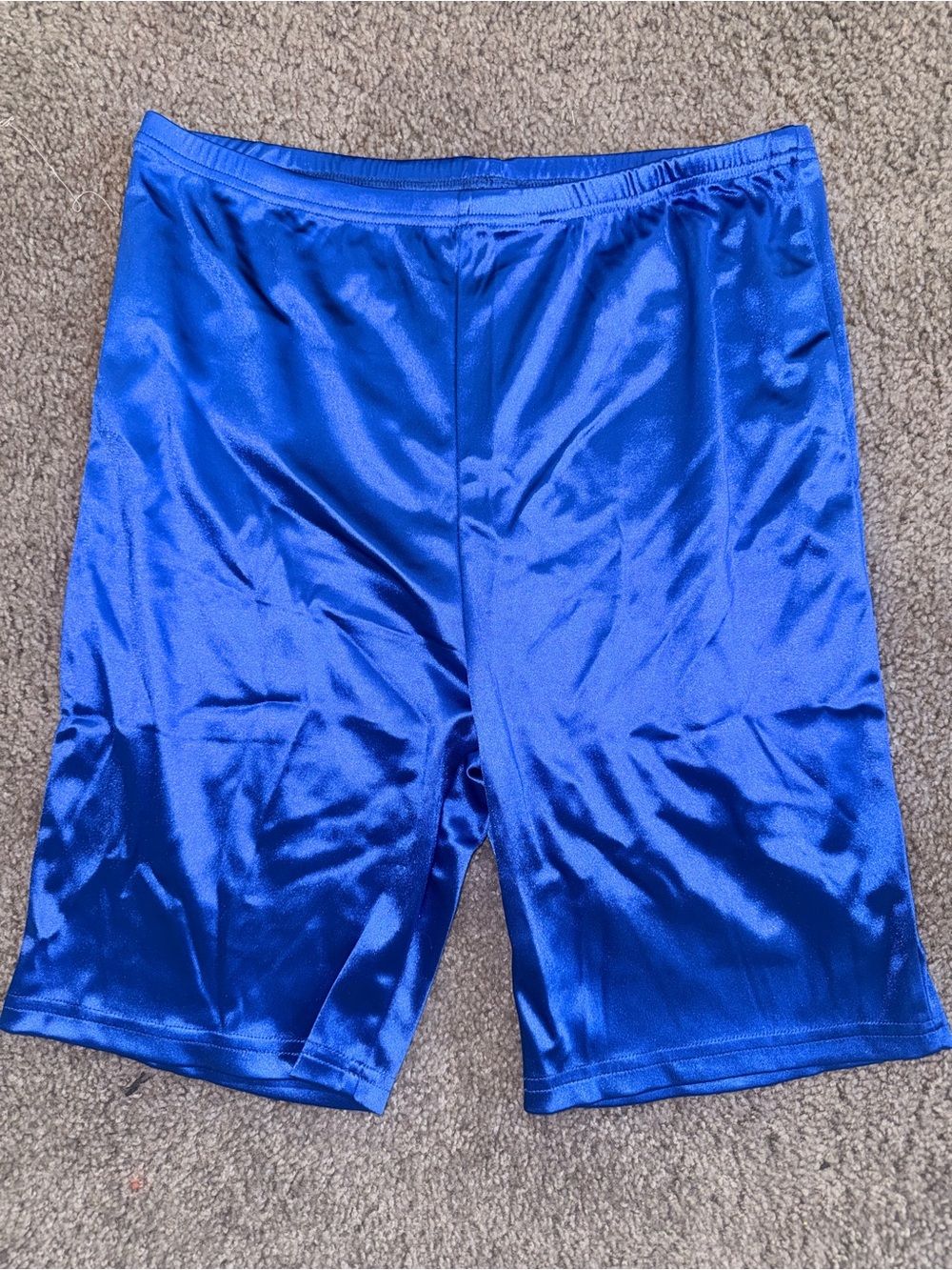 Women’s Royal Blue Satin Boyshorts